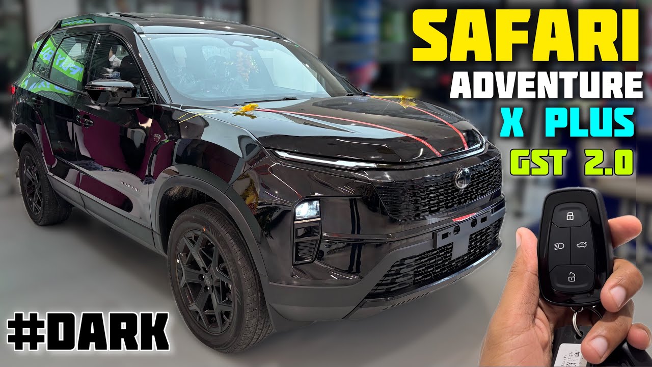 Tata Safari Adventure X Plus Dark Edition 2025 ✅ Tata Safari Dark Edition 2025 ✅