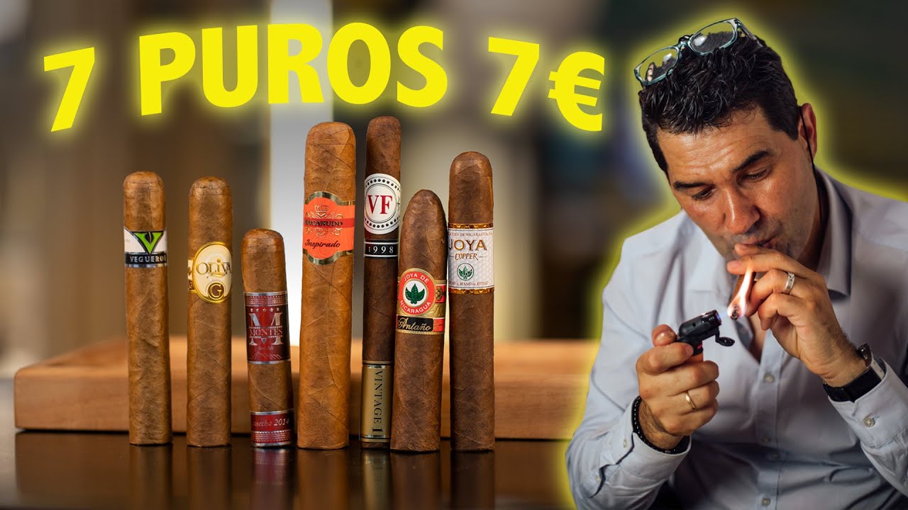 🔥Top 7 MAGNÍFICOS PUROS por solo 7€ | Macanudo, VF, Vegueros, Joya, Oliva... | Cigar Specialist