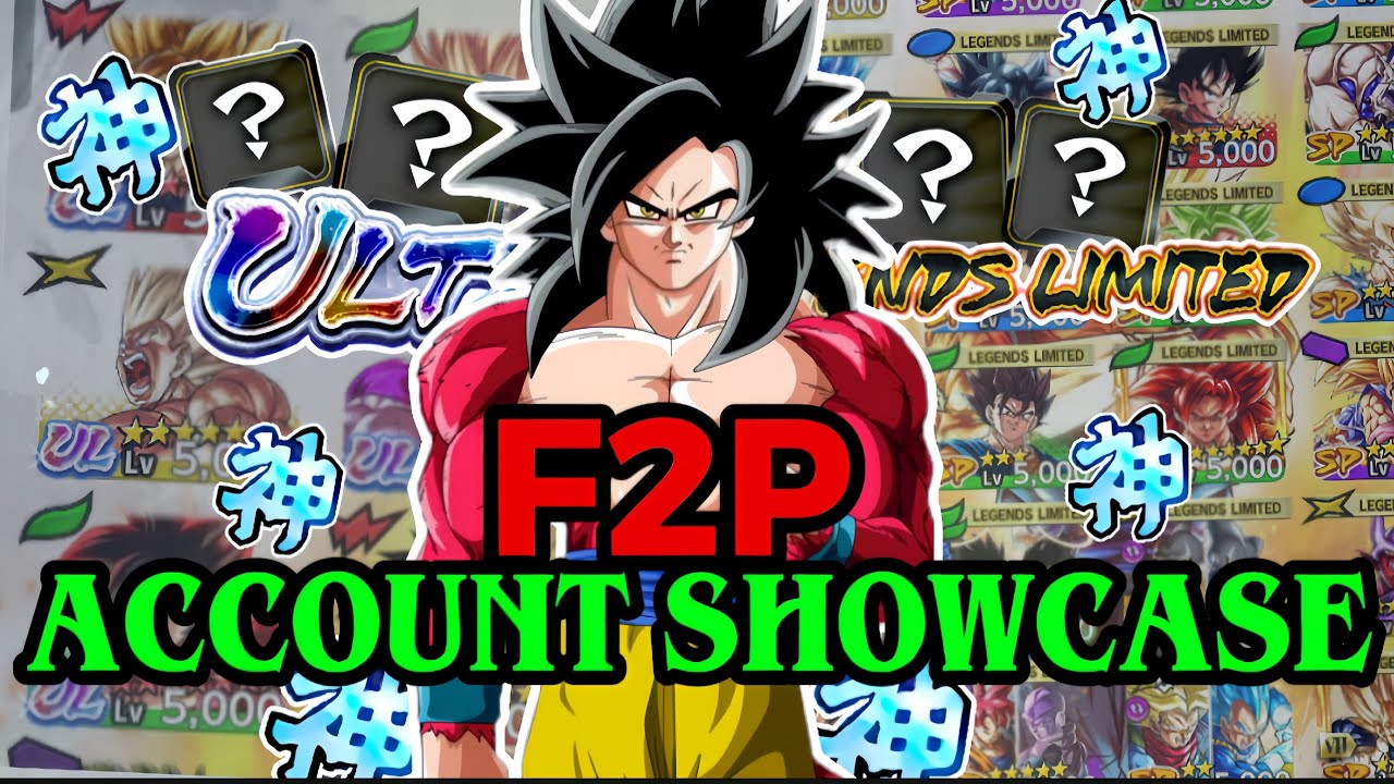 F2P Player Account Showcase 😱 | No Money, Only Grind 💀🔥 (Dragon Ball legends)