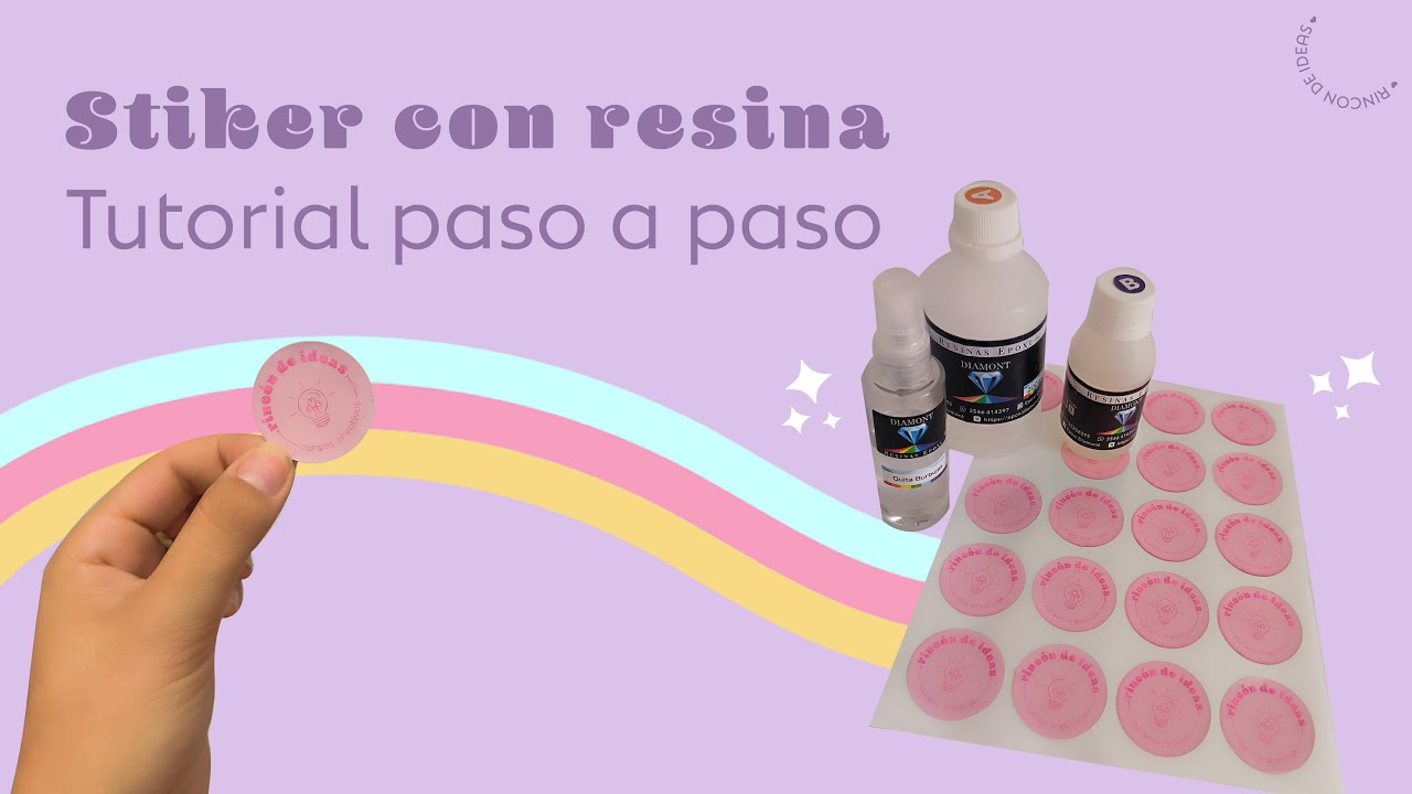 Como hacer STICKERS RESINADOS - DOMES: TUTORIAL DEFINITIVO 😎