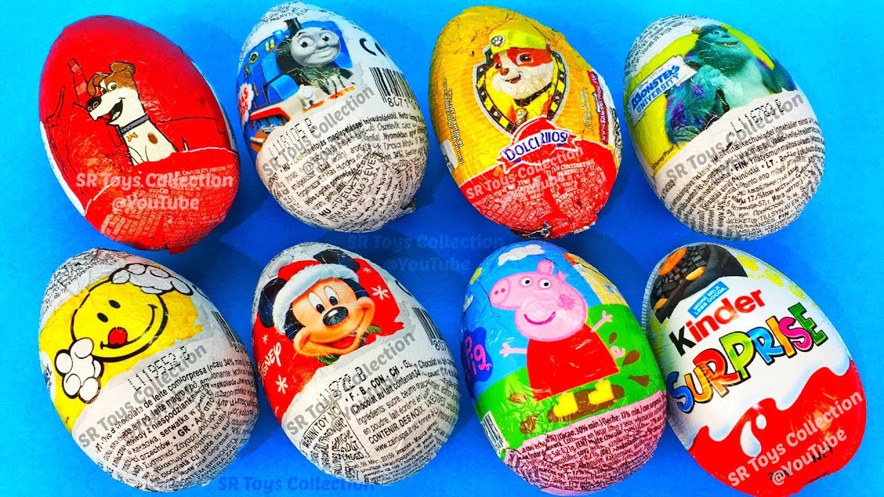 8 Surprise Eggs!!!!
