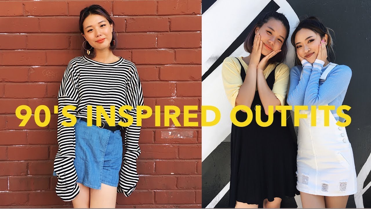 90's Inspired Outfits Lookbook | Ft.  Sandy Lin