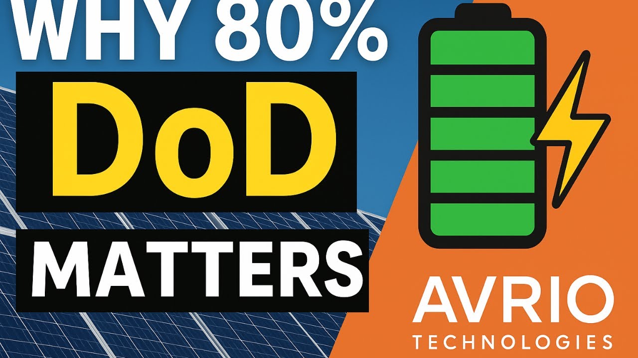 Why Depth of Discharge (DoD) Matters in Solar Batteries | Avrio Technologies Sri Lanka