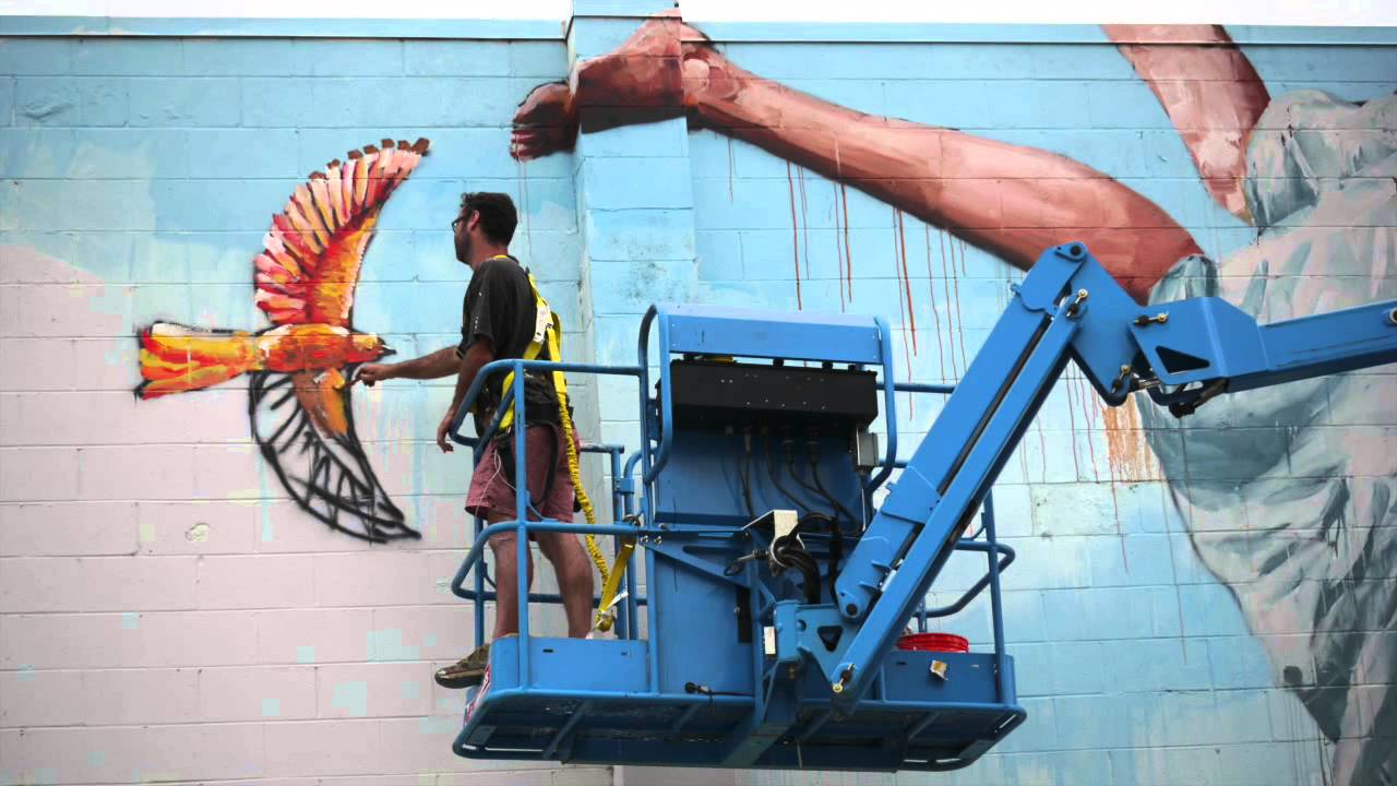 Fintan Magee -  Living Walls 2014 - Atlanta, GA