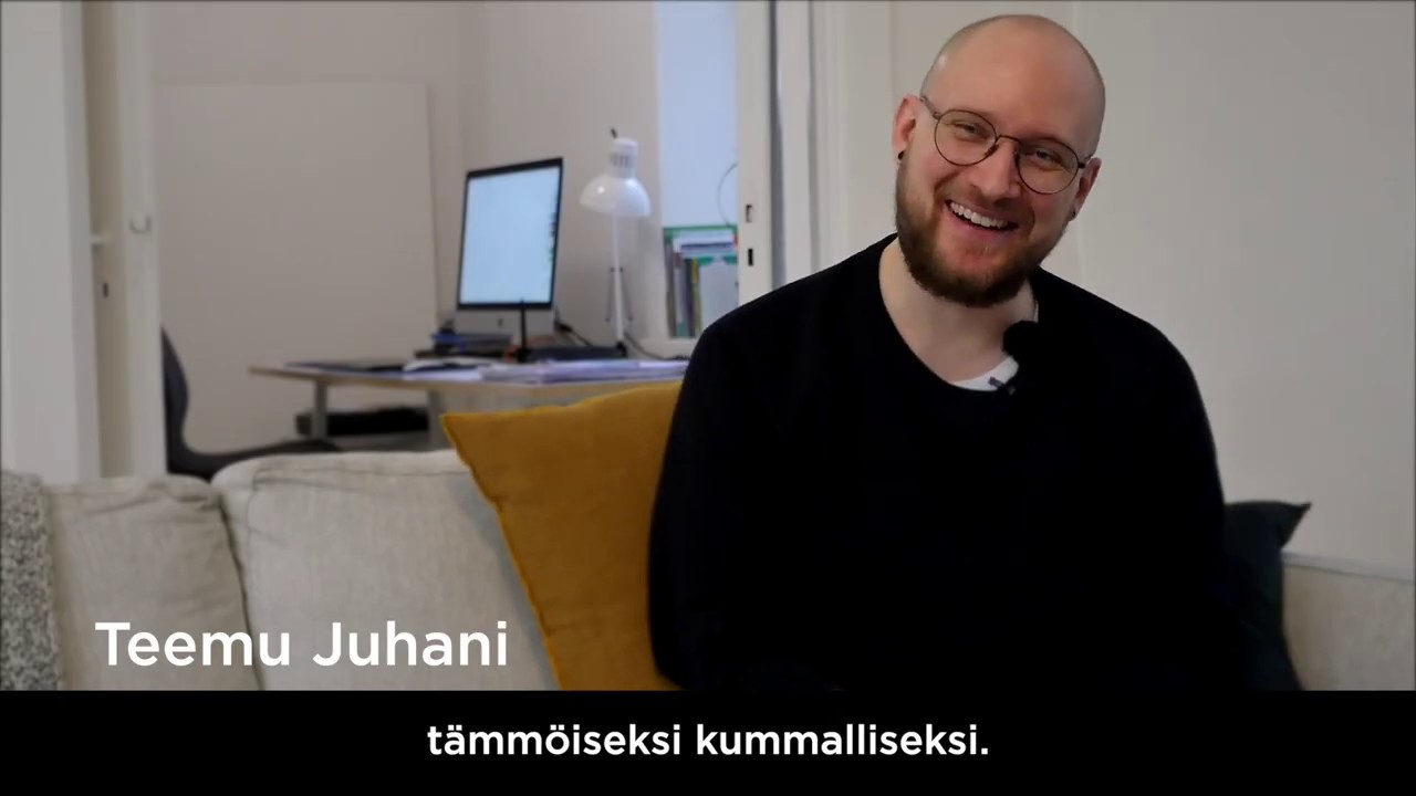 Kummaa-esiopetusmateriaalin kuvittaja Teemu Juhani