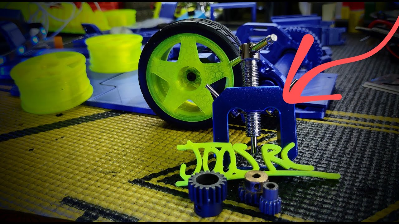 EXTRACTOR DE ENGRANES PIÑONES RC!🤔 y un adelanto de coche impreso en 3D!