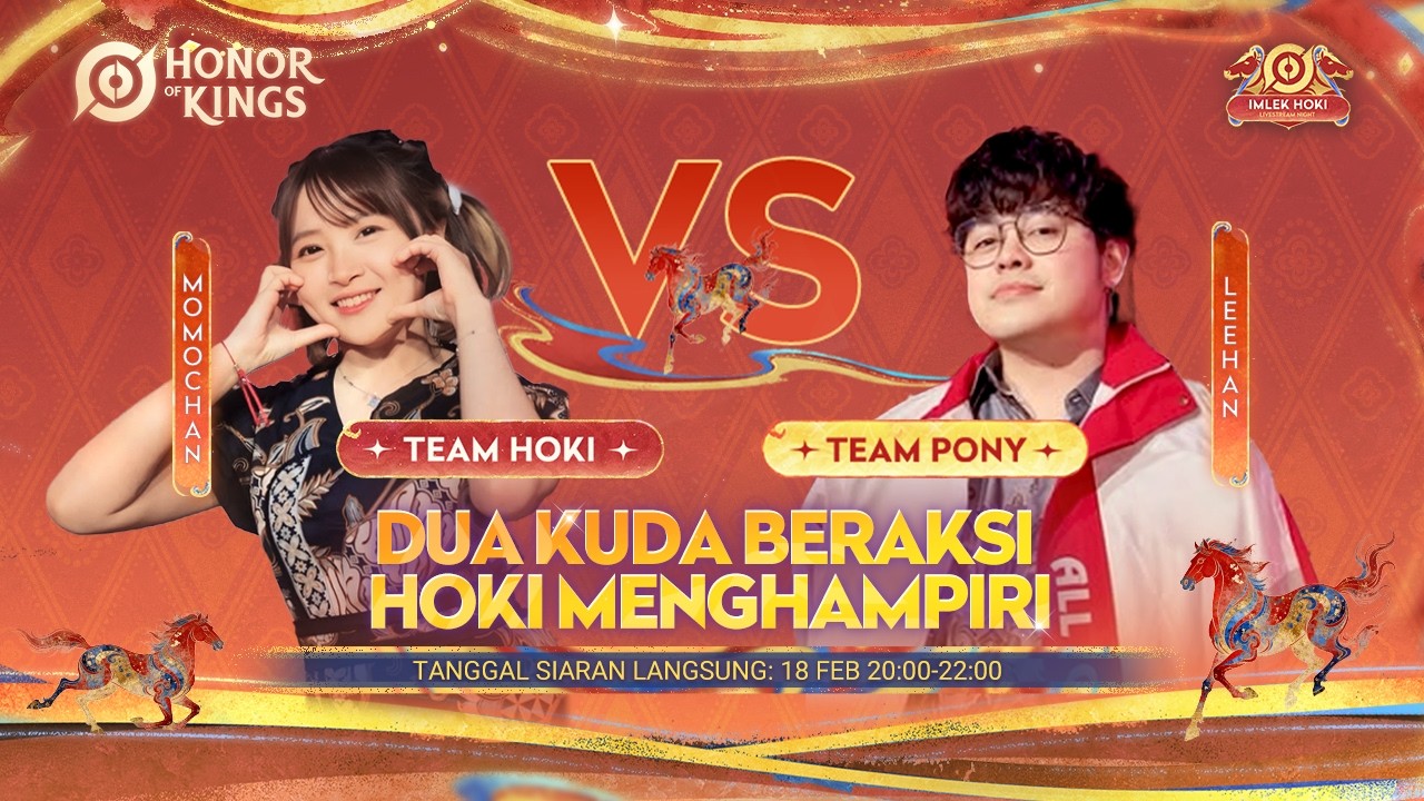 🐎 Team HOKI 🆚 Team PONY  Rebut Skin Tahun Kuda GRATIS! 🔥