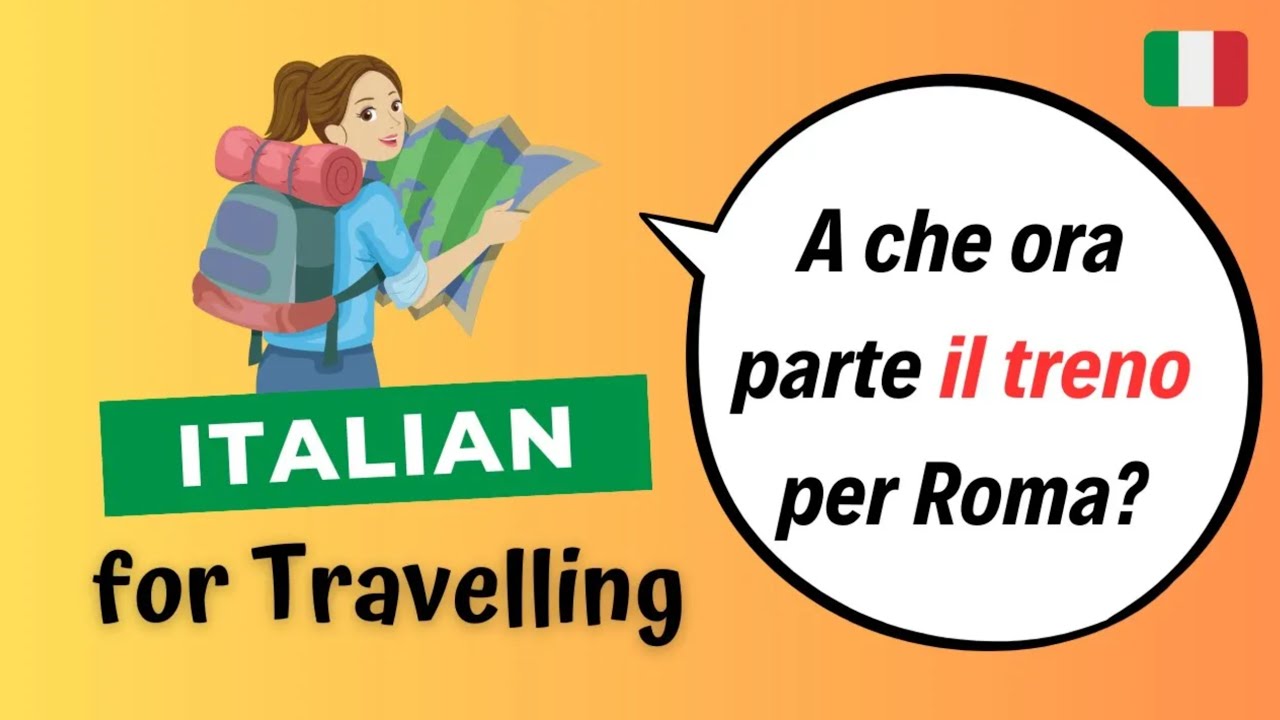 ITALIAN for Travelling 🌎 At the Train Station!