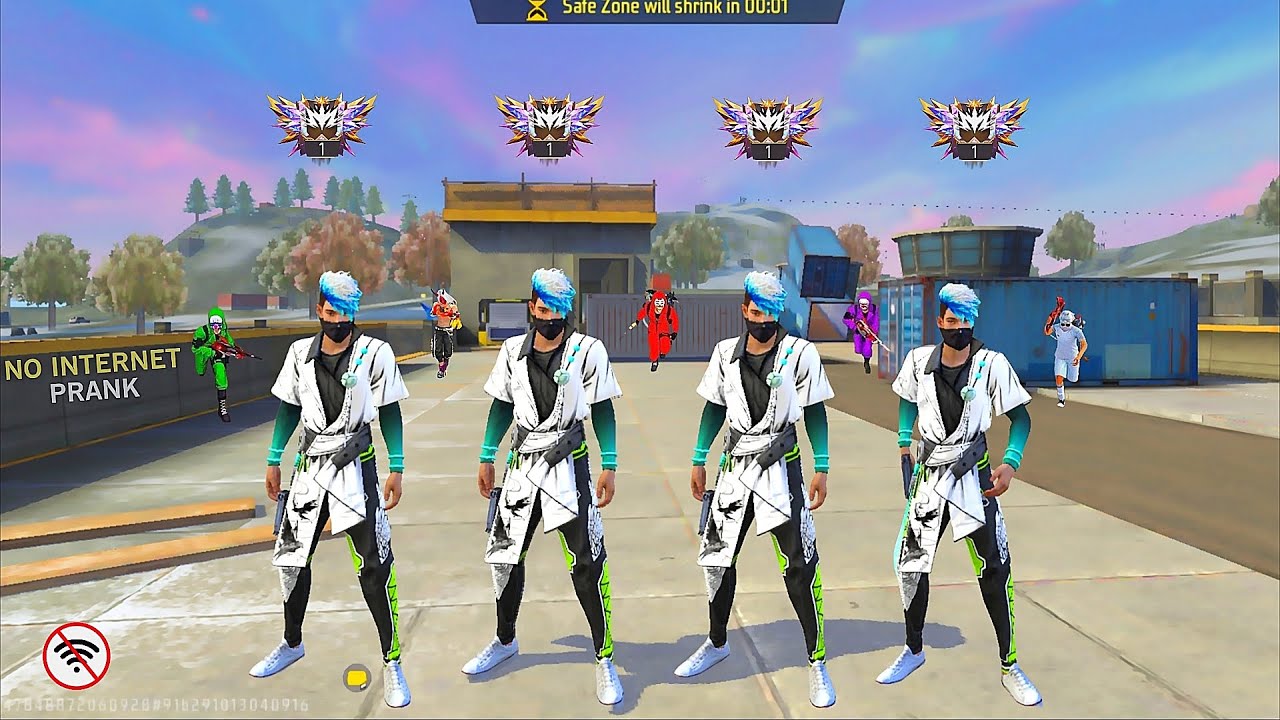 No Internet Prank 🤣| FREE FIRE FUNNY GAMEPLAY | ZENO FF