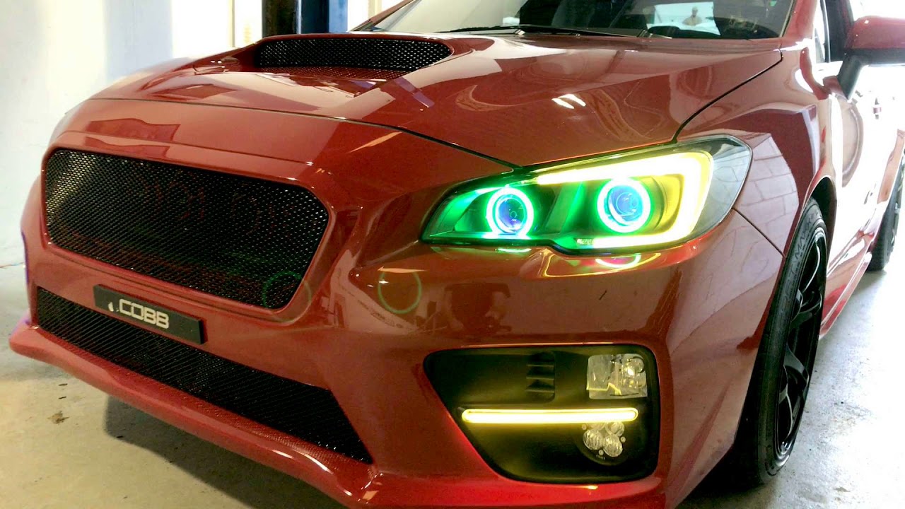 Profile Prism Subaru STi - C-lights, Strips, Halos, Demon eyes, + Custom Quad Projector Conversion!