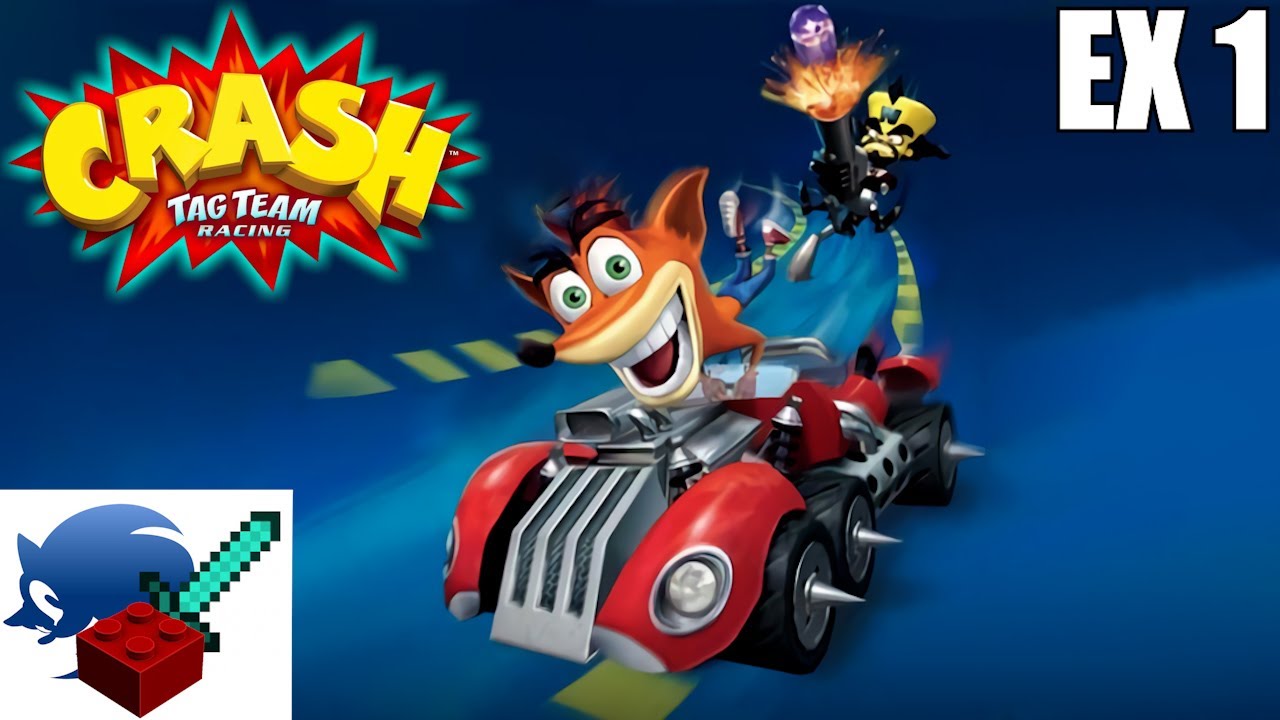 LE MIX PARFAIT ENTRE ACTION/AVENTURE PLATE-FORME ET COURSE DE VOITURE - ex1 Crash Tag Team Racing