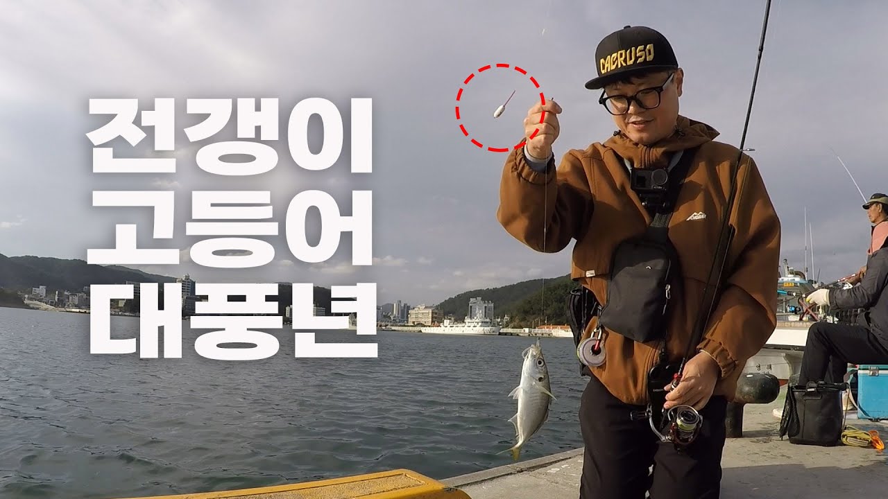 다양한 액션이 되는 미니 엠캐로 캐스팅볼(던질찌) 사용법 영상인데... 전갱이 고등어가 너무 많아서 대충해도 물어요