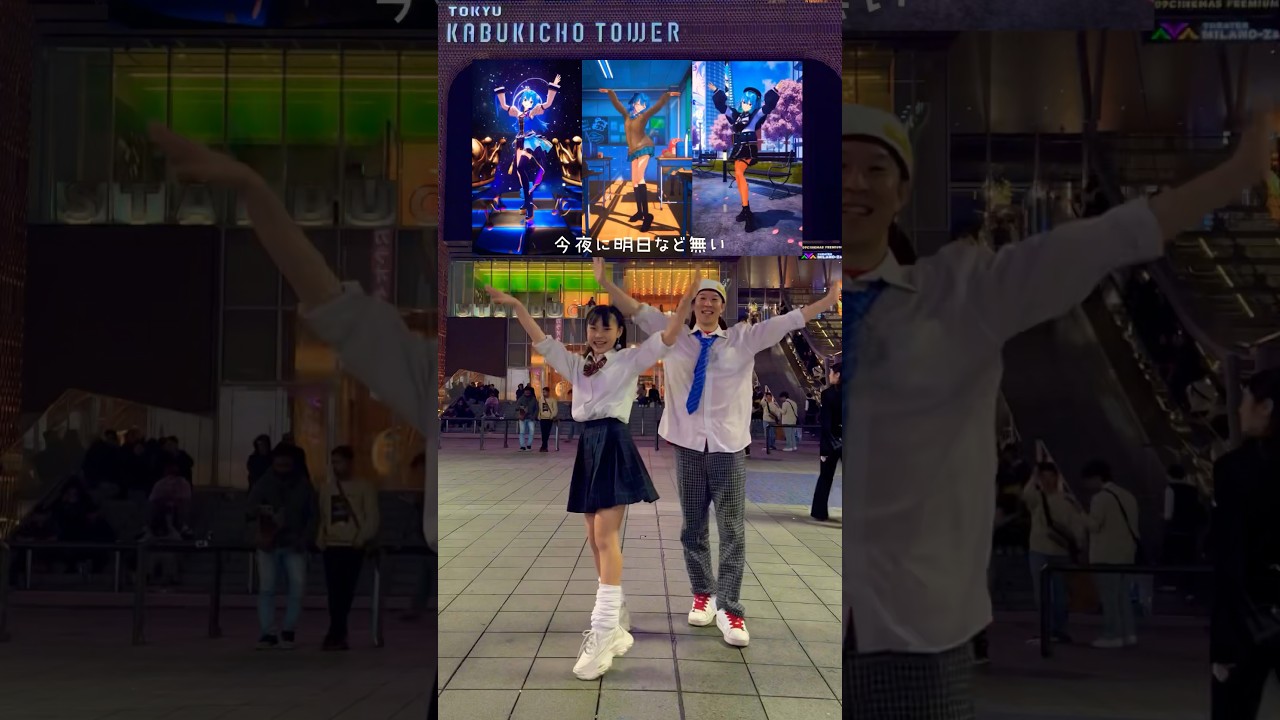 ビビデバ踊ってみた/ BIBBIDI BOBBIDI BOOWA / BIBBIDIBA /星街すいせい / #カップルダンス #制服ダンス #TikTok #shorts