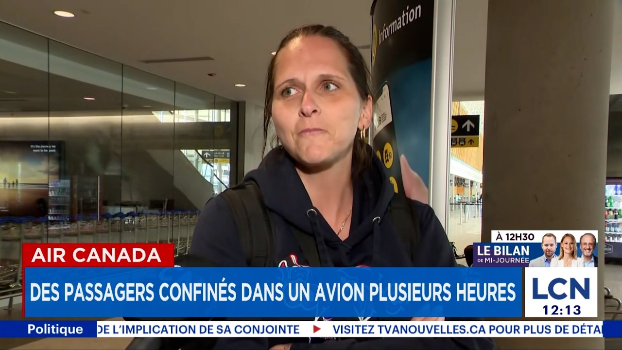 Des passagers d&rsquo;Air Canada confin&eacute;s dans un avion pendant 6 heures