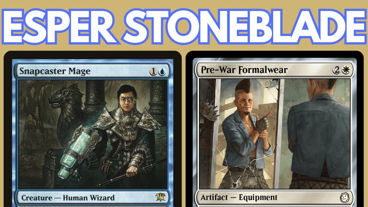 SUIT UP! Legacy Esper Stoneblade with Pre-War Formal Wear, Tamiyo, Strix, and Psychic Frog MTG