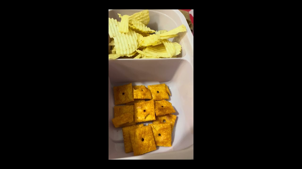 ASMR ￼Super Bowl snack box. ￼