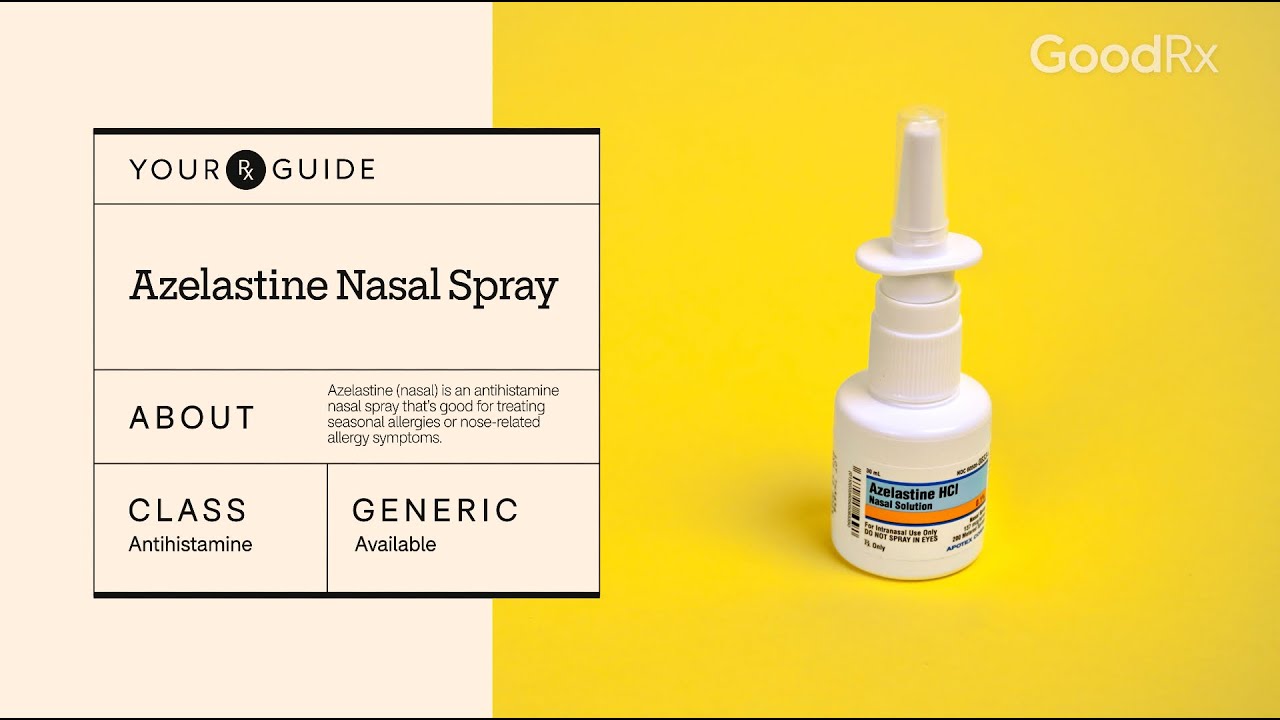 Azelastine Nasal Spray: Uses, How It Works, and Possible Side Effects | GoodRx