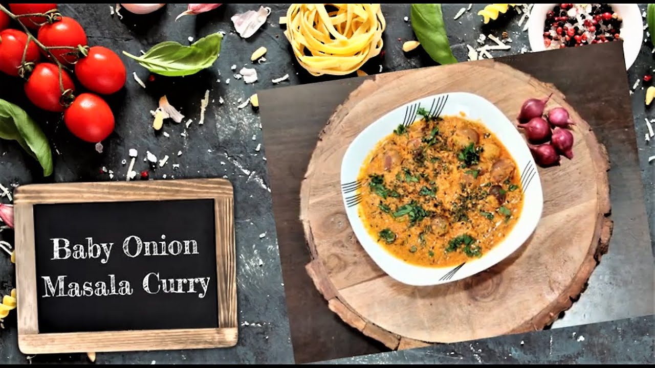 Baby Onion Masala Curry | Quick & Easy | Onion Curry