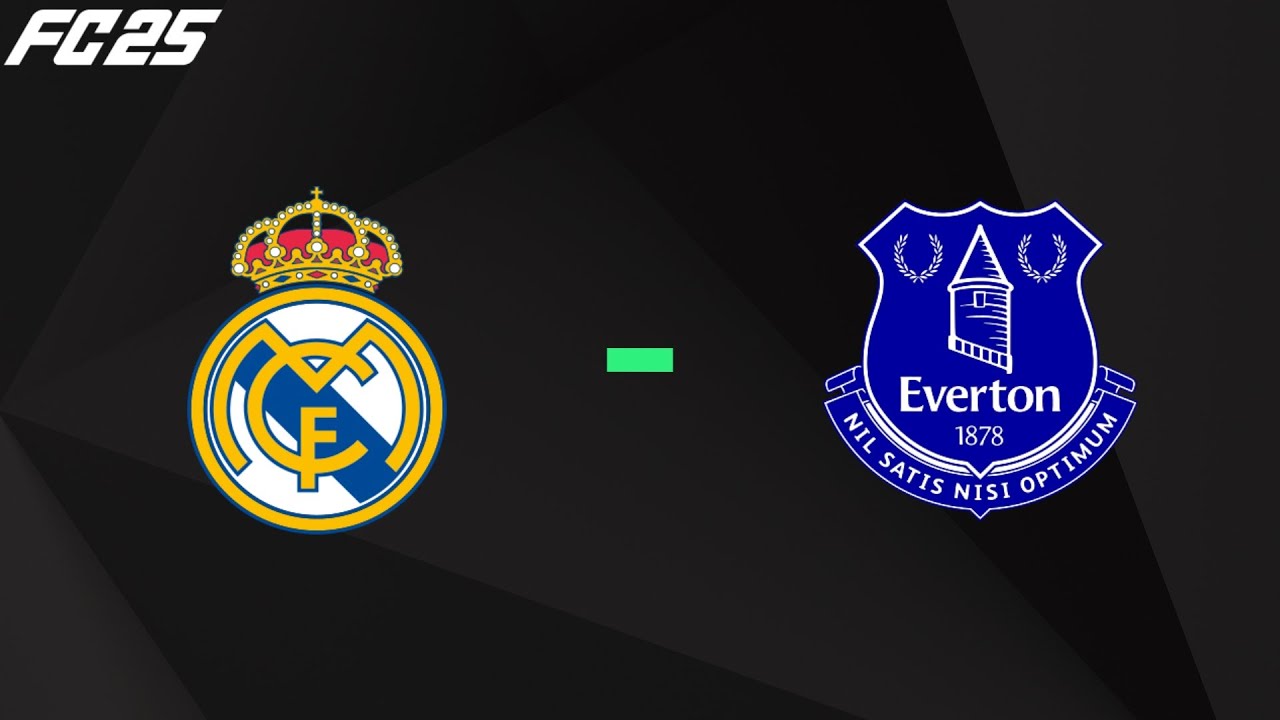Gameplay EA Sports FC 25 - Real Madrid - Everton - Stadium Cup (3.Round)