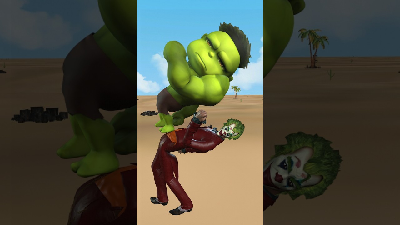 Who is Stronger? Hulk, Venom vs Jocker? #gtaspiderman #hulk #spidermangta