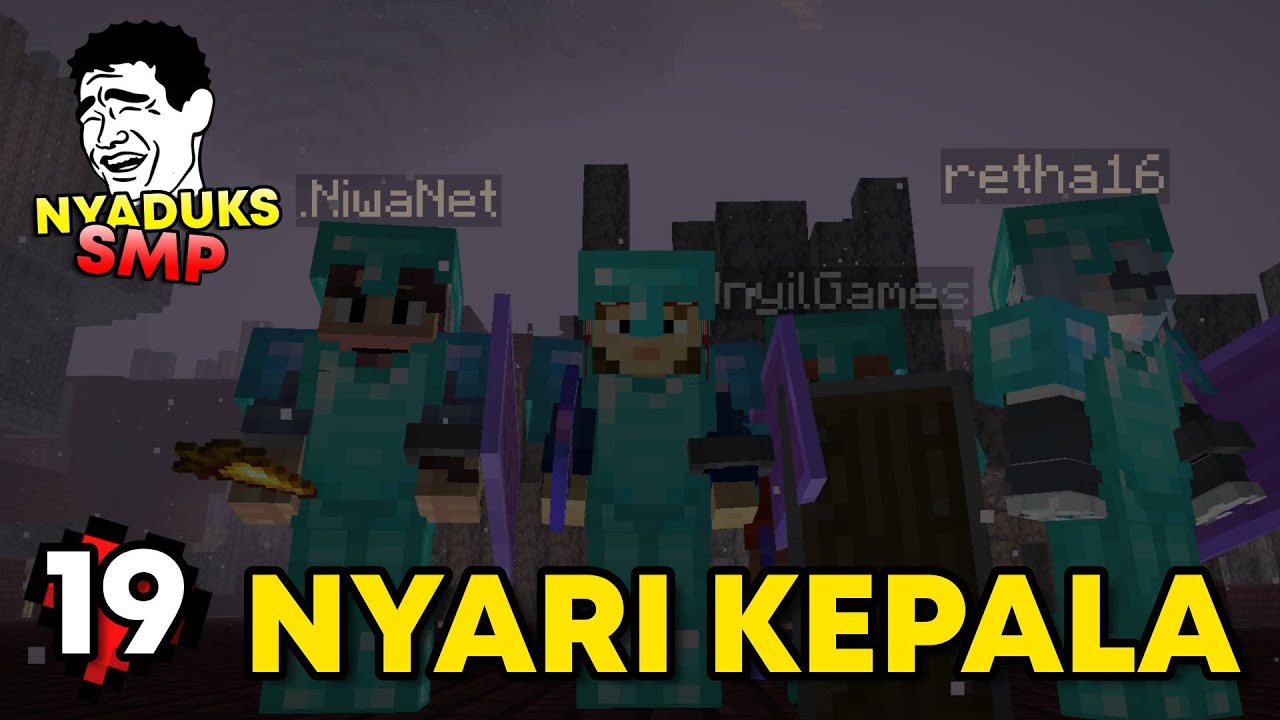 Mencari Kepala Si IRENG Ft. Enjoyers | NyaduksSMP S1 [Ramadhan Day16]