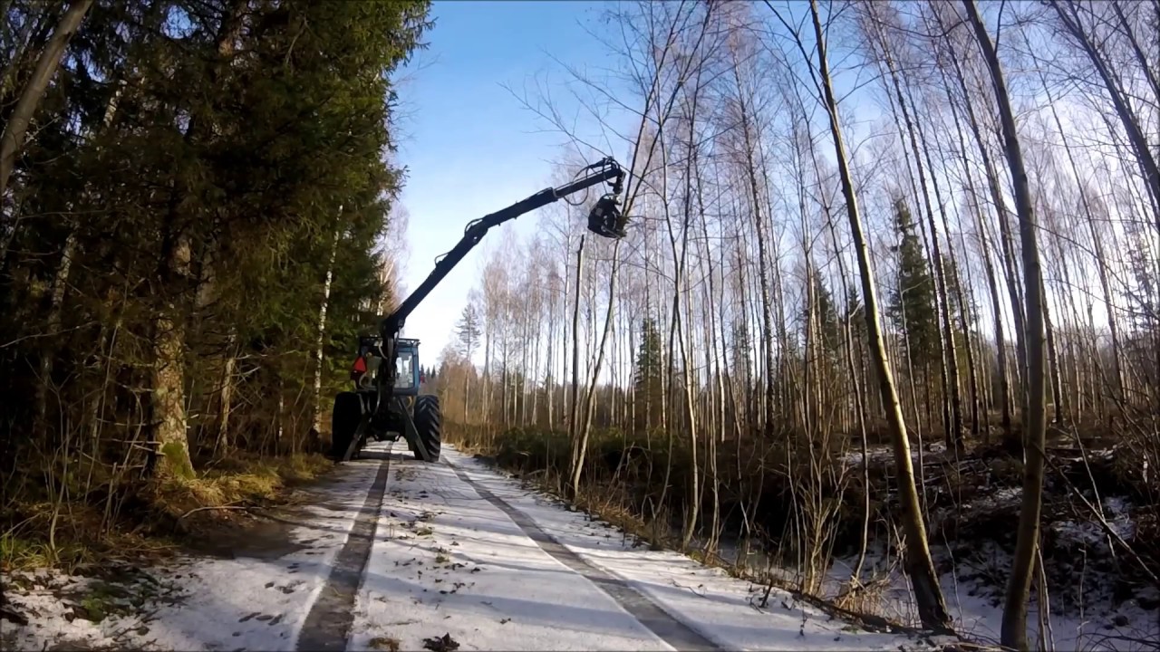 MTZ & JAK 200 energy wood grapple