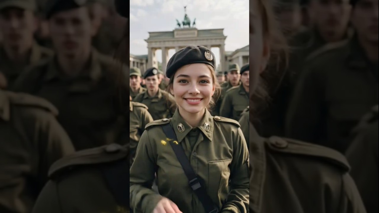 Beautiful Female Soldiers Say Hello 🇩🇪🇷🇴🇷🇺 | Germany, Romania & Russia Vlog Moments 💌#FemaleSoldier