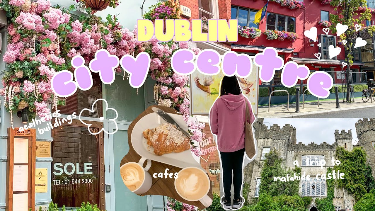 ✨back in the city centre🚗, dublin streets, the ark, exhibit & malahide castle 🏰 | ricci rea