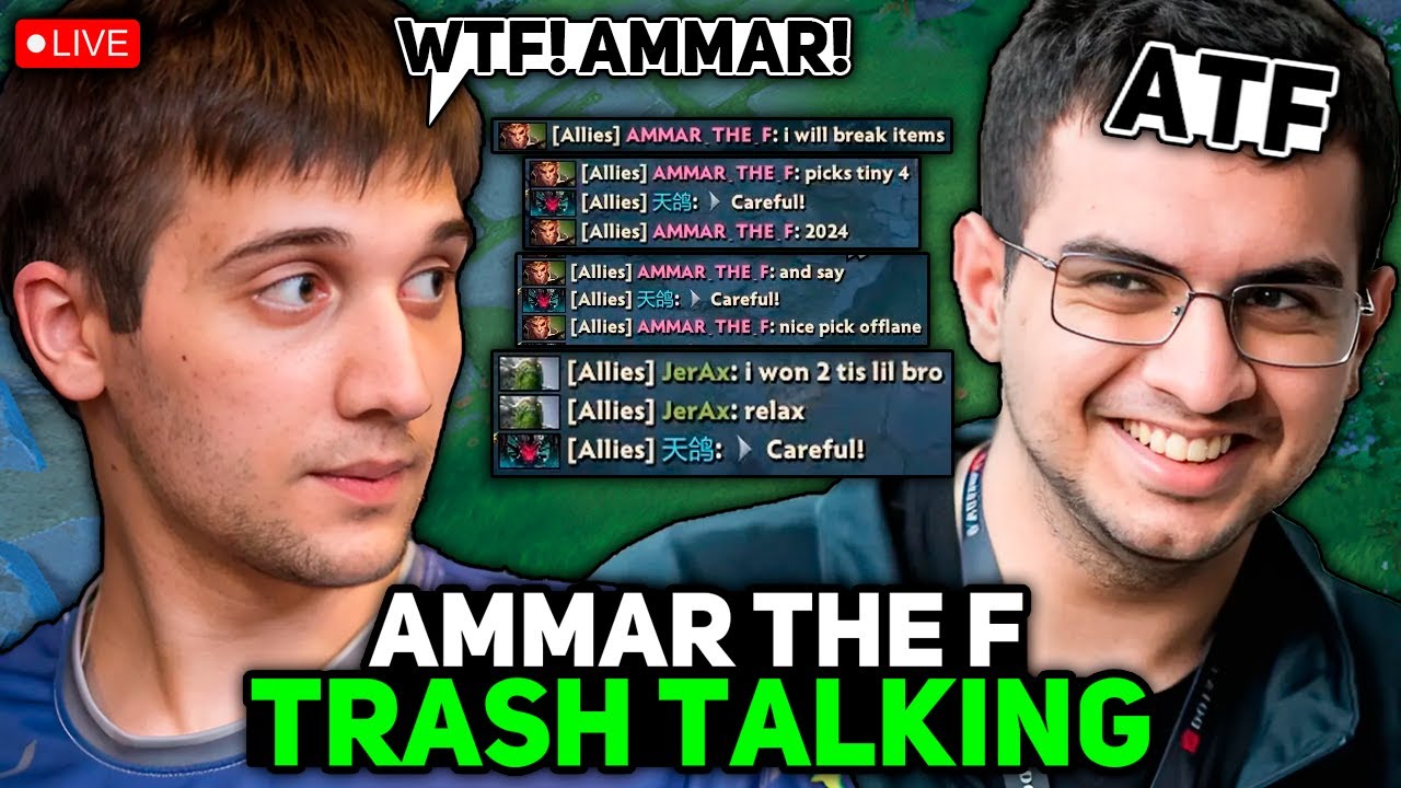 AMMAR THE F TRASH TALKING with ARTEEZY in TEAM! / ARTEEZY on TERRORBLADE