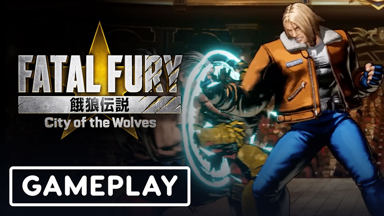 Fatal Fury: City of the Wolves - Official Wolfgang Krauser vs Terry Bogard Match Gameplay