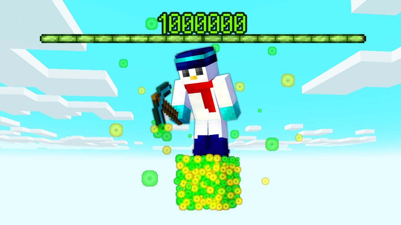 【マイクラ】1週間「1マス経験値ブロック」の世界でサバイバル生活してみた結果！？