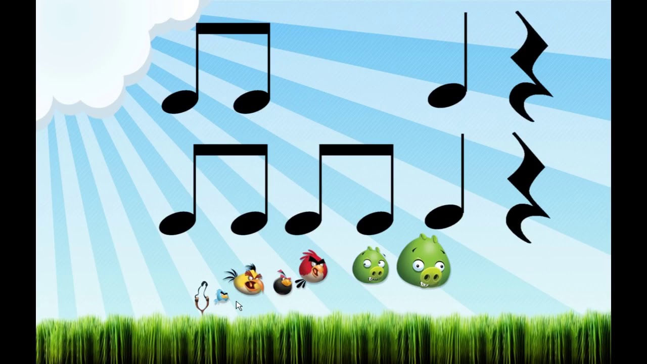 Angry Birds Lectura rítmica