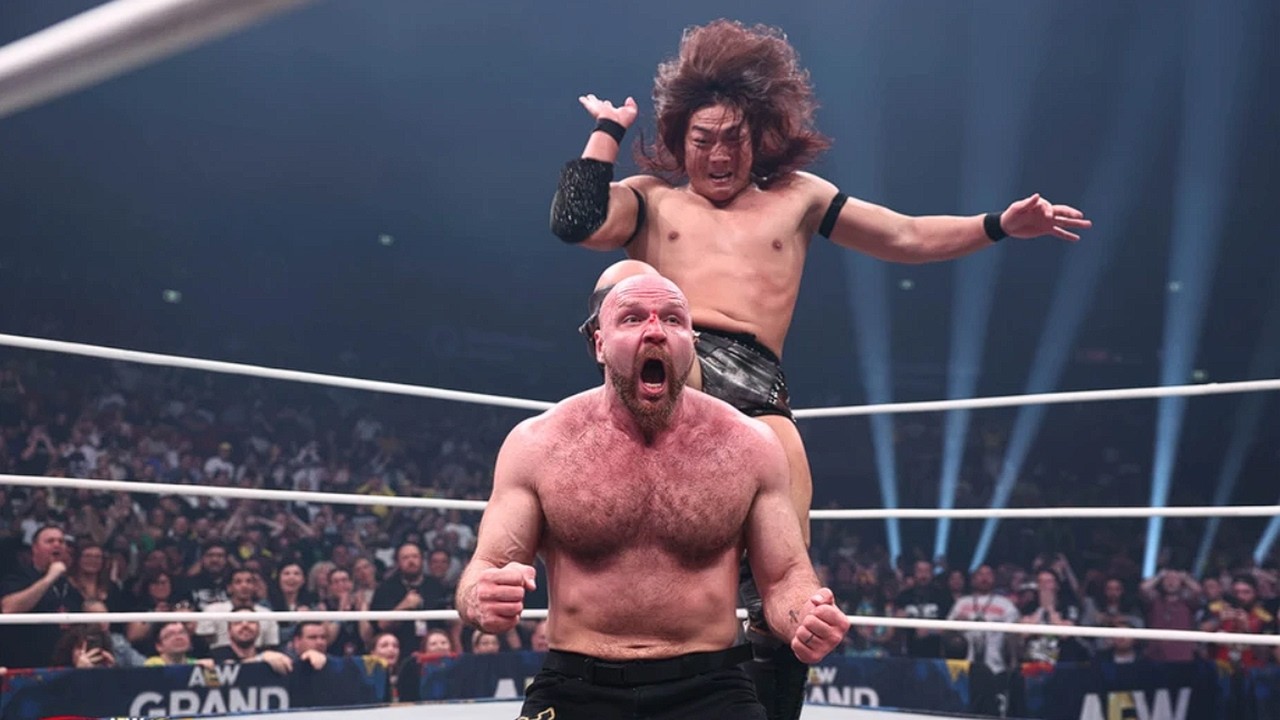 Jon Moxley vs Konosuke Takeshita Grand Slam Australia 2026 Highlights