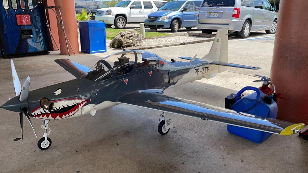 A-29 Super Tucano TP Juniaer  - Bomba - Ralph - Canal RC Chaser