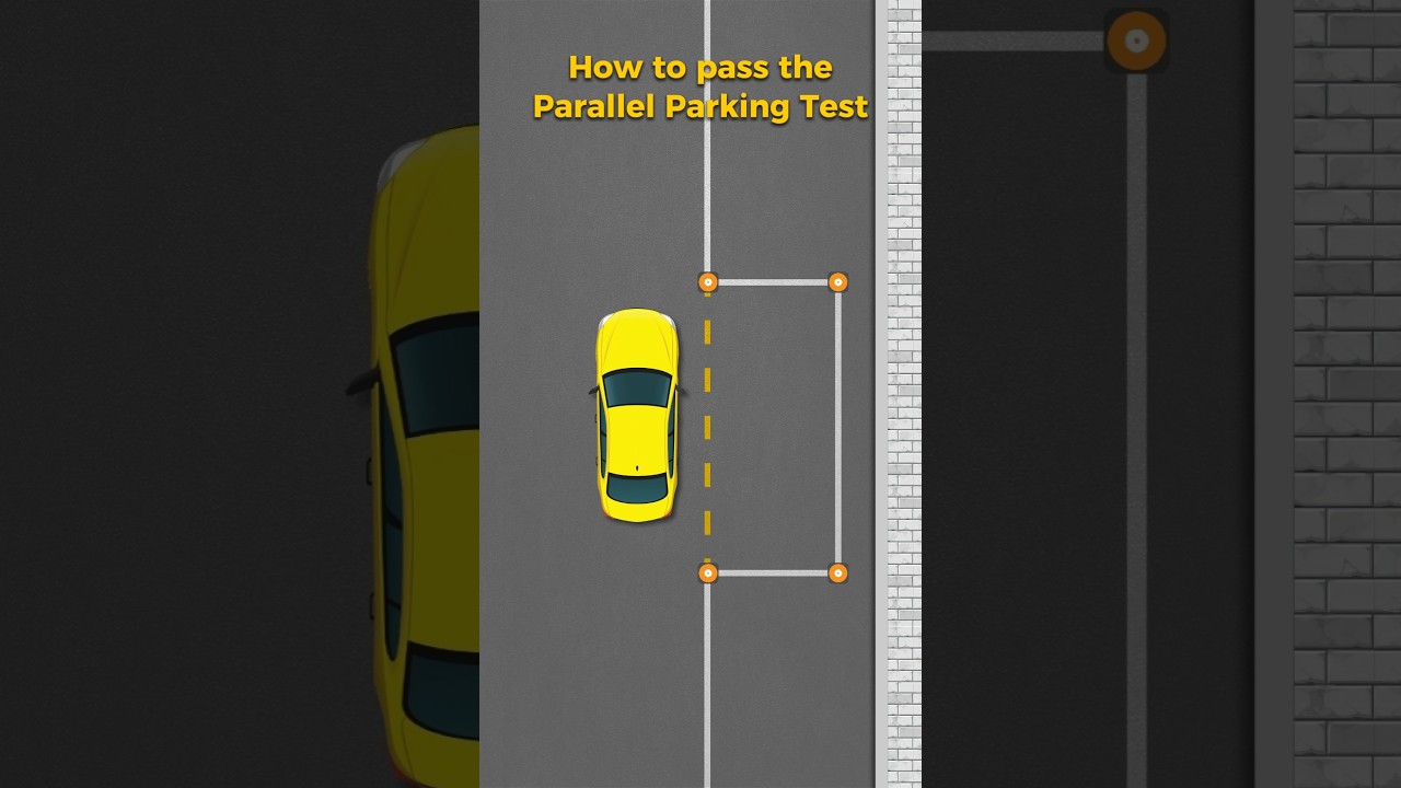 Pass Your Driving Test! The Parallel Parking guide.#driving #parking #parallelparking #drivingtest