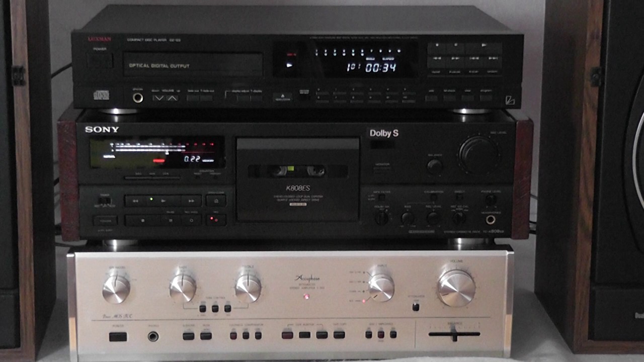Accuphase E-203 + Sony TC-K808ES 2