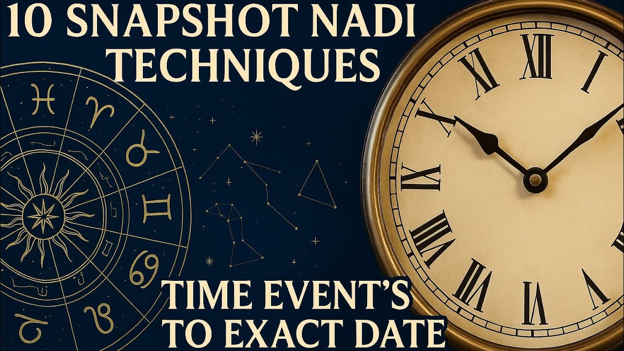 10 Snapshot Nadi Sutras | Predict Exact Dates of Marriage, Job | Navamsha Secrets