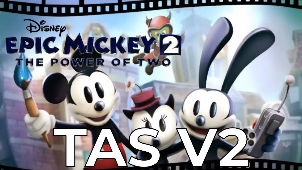 [TAS] Disney Epic Mickey 2: The Power of 2 Any% Wii V2 in 1:03:57