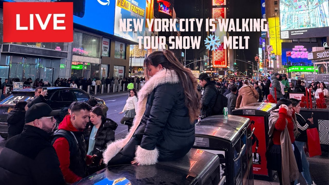 New York City: Walking Tour Of Snow Melt Fast | The High Line