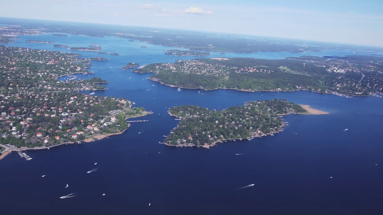 Helikopter över Stockholm