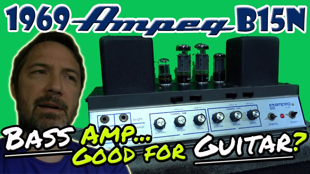 Лучше, чем Fender BASSMAN для гитары? - 1969 Ampeg B15N Portaflex | The Guitologist