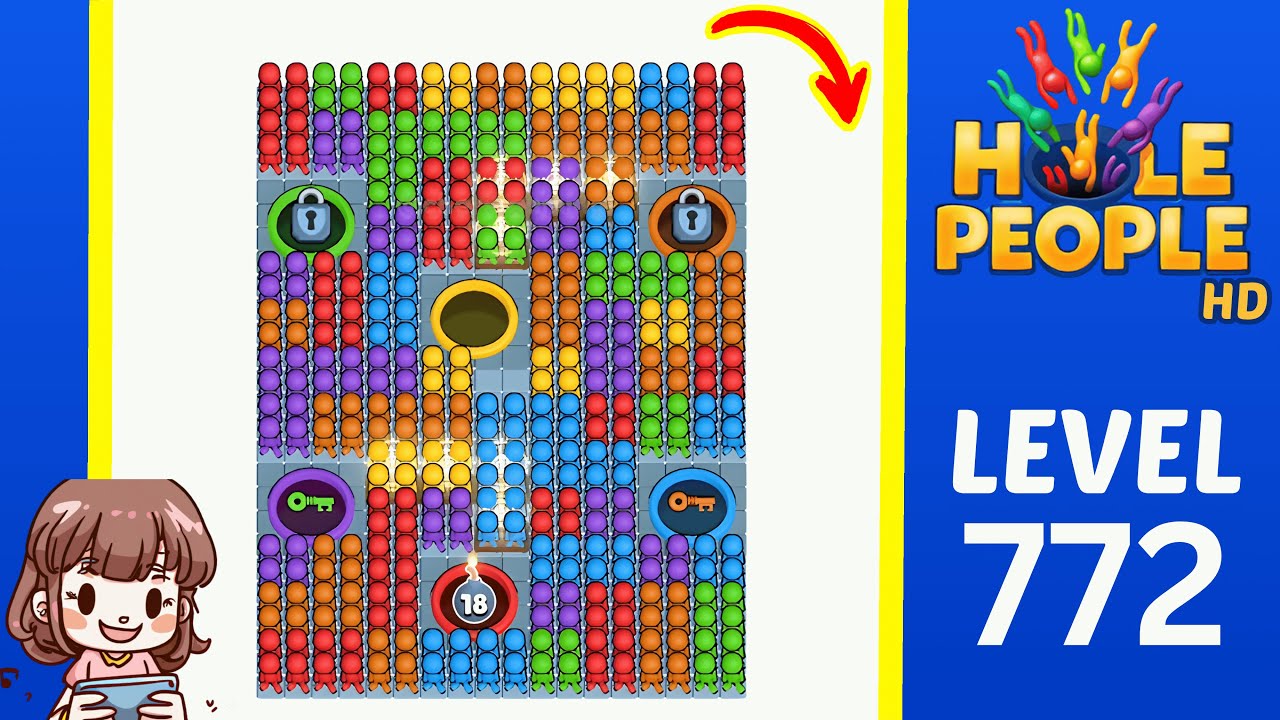 Hole People Level 772 Solution Walkthrough