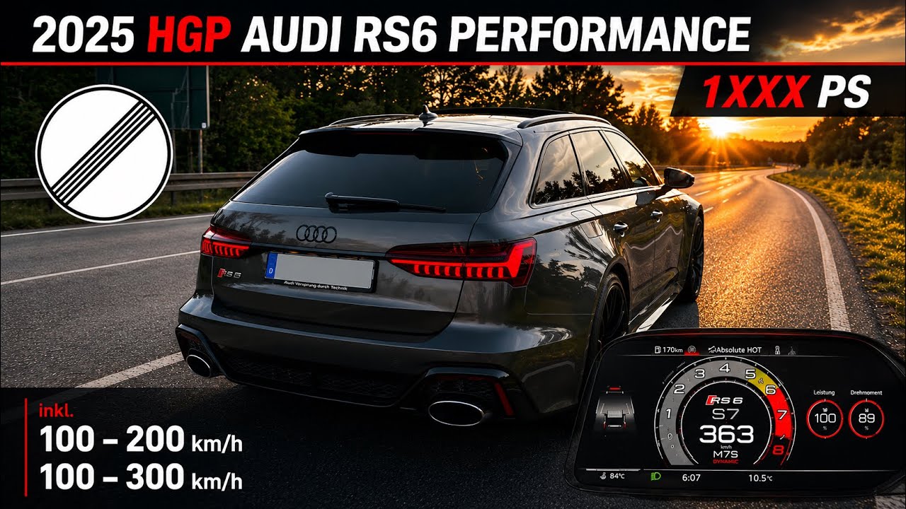 2025 HGP Audi RS6 Performance - Die ultimative Stage? Inkl. Zeiten messen + Technikpart! #vlogstyle