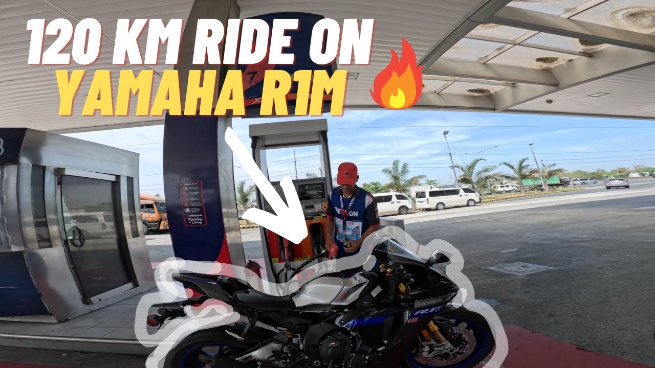 Taking out the Yamaha R1M on a 120km hot summer ride