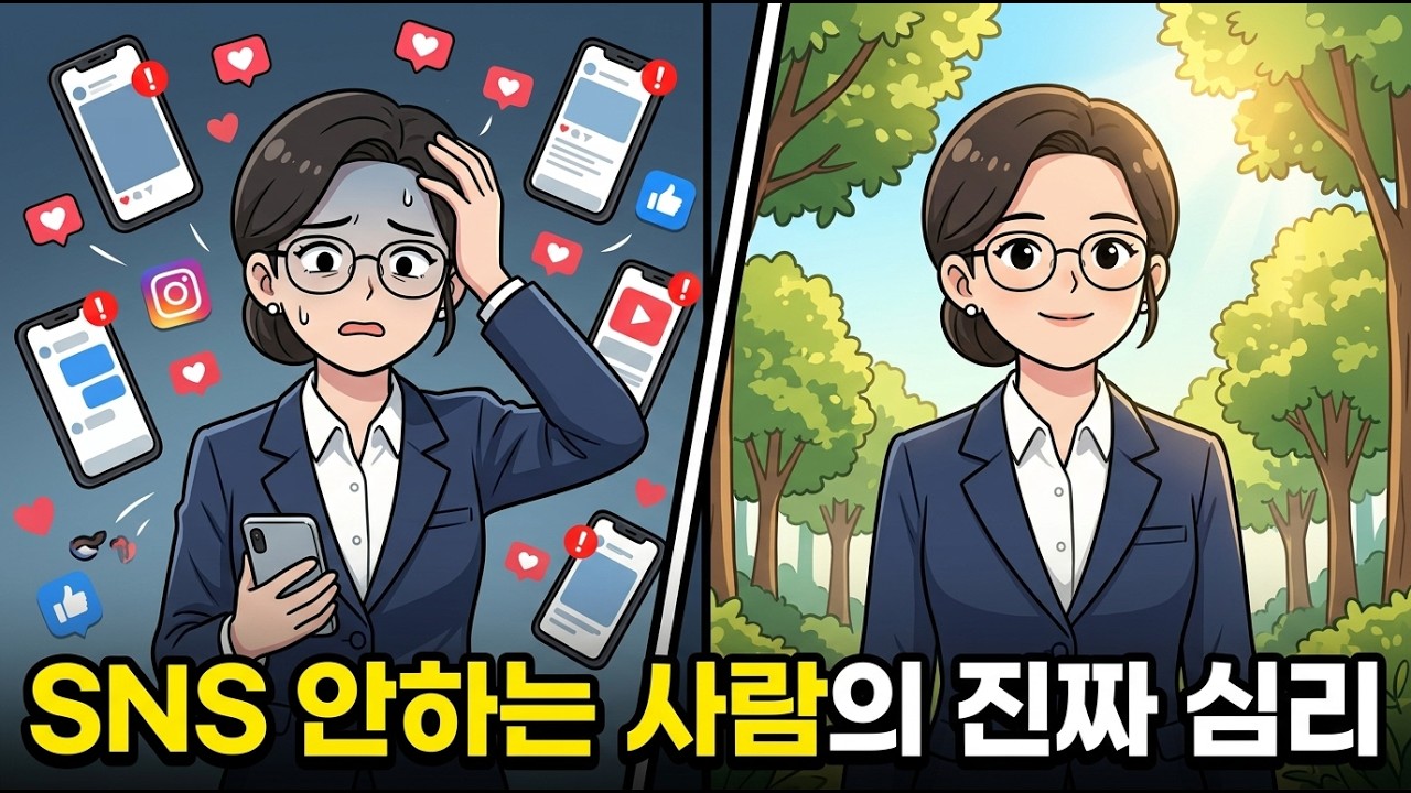 SNS 안하는 사람들의 놀라운 특징