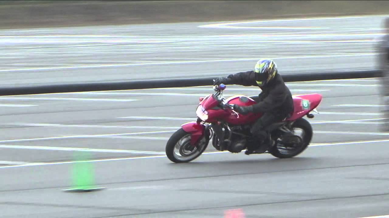 Practice of MotoGymkhana in Japan