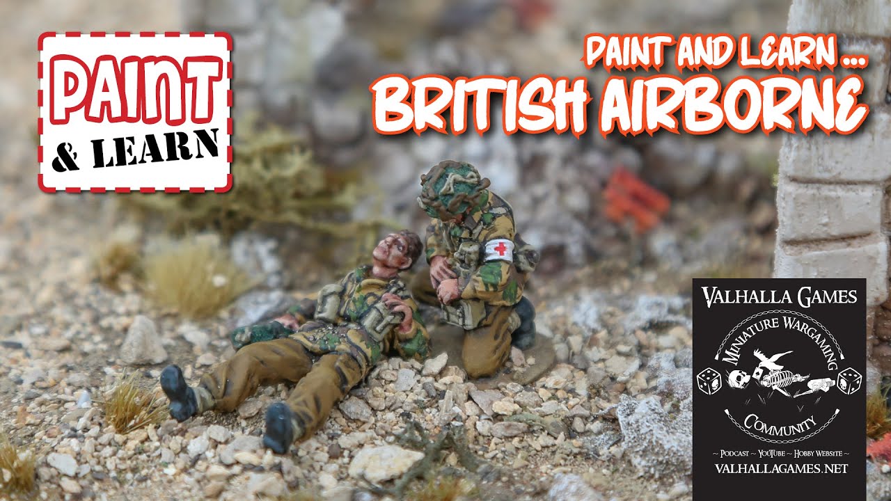 WWII British Airborne Paint and Learn - Offensive Miniatures 28mm