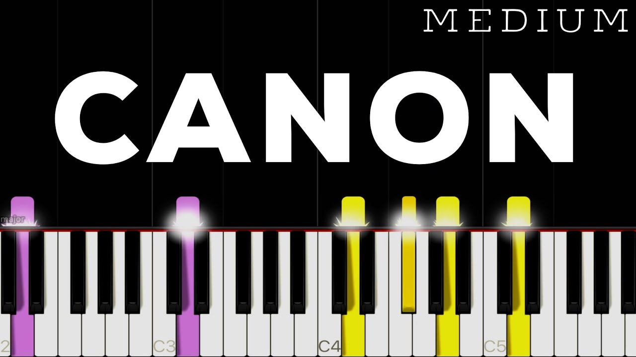 Canon In D - Pachelbel Arr. Edwin Mclean | MEDIUM Piano Tutorial