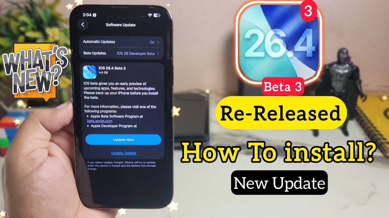 iOS 26.4 Beta 3 Re-Released | How to Install iOS 26.4 Beta 3 Re-Released Update On Any iPhone 