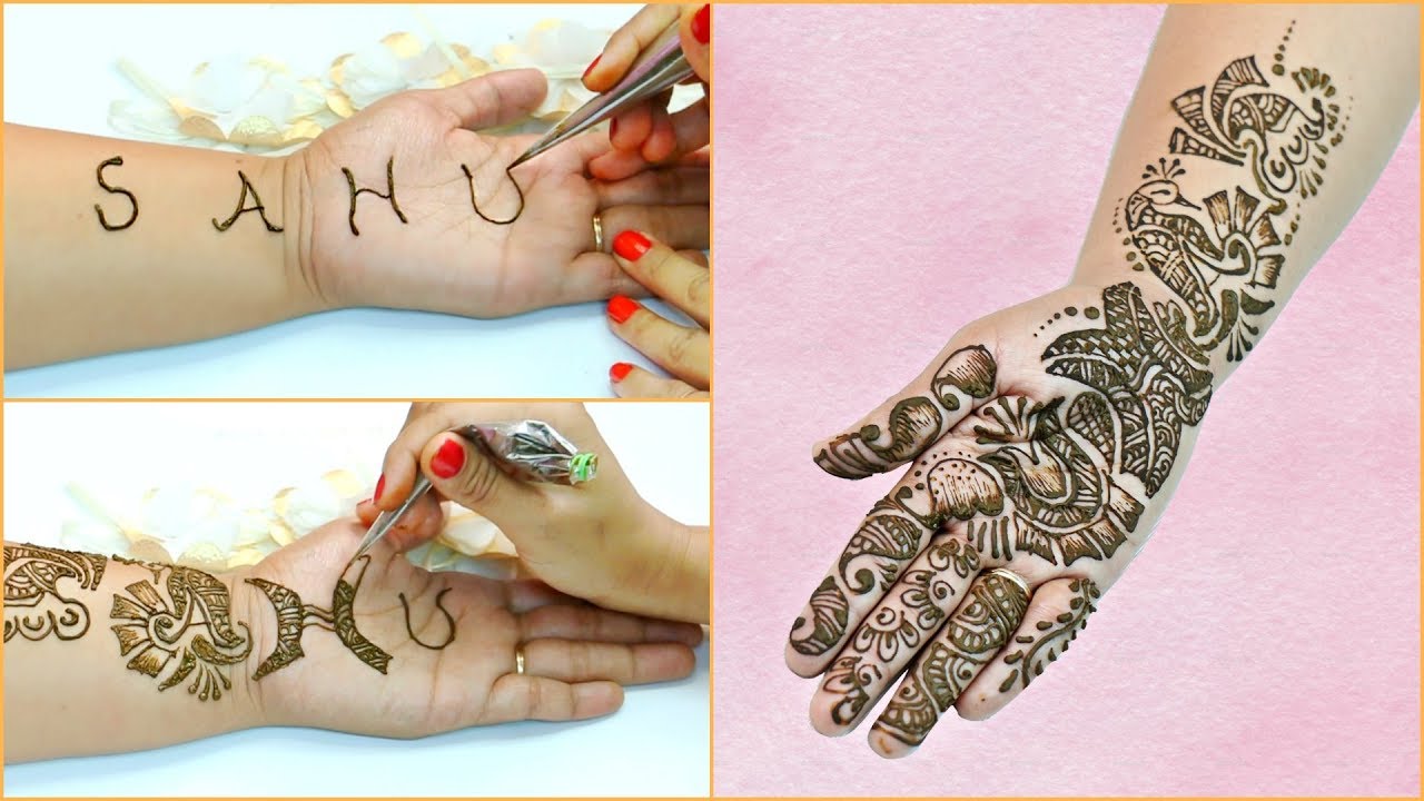 Alphabet TRICK Mahendi Designs  - Mind Blowing HACKS for Latest ARABIC Henna | #Anaysa #DIYQueen